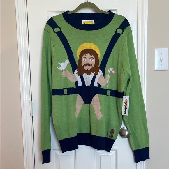 NWT Tipsy Elves Sweet Baby Jesus Sweater - Picture 2 of 8
